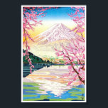Cool oriental japanese Fuji spring cherry tree art Poster<br><div class="desc">YOU MAY ALSO LIKE:</div>