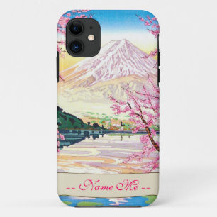 Cool oriental japanese Fuji spring cherry tree Case-Mate iPhone Case