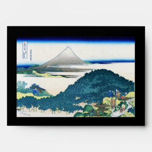 Cool oriental japanese Hokusai Fuji View landscape Envelope