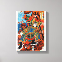 Cool oriental japanese legendary hero Samurai art