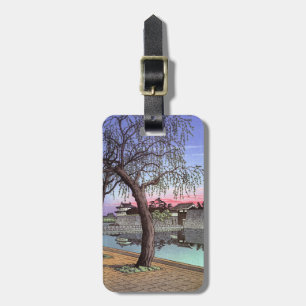 Cool oriental japanese Sunset Glow at Otemon Luggage Tag