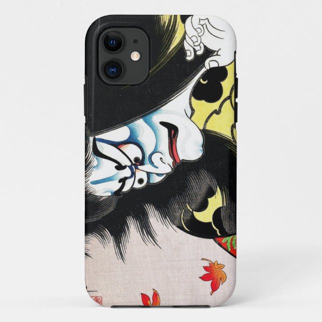 Cool oriental japanese Togakushi kabuki actor Case-Mate iPhone Case (Back)