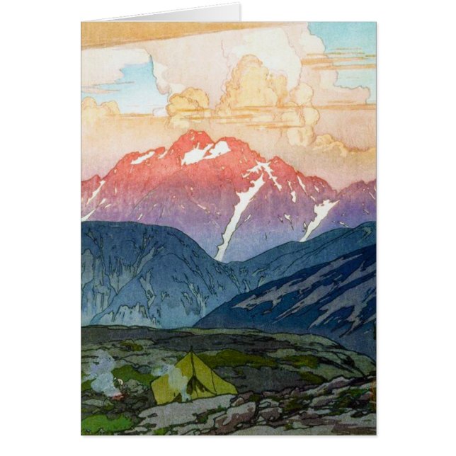 Cool oriental japanese Yoshida Mountain pass art (Front)