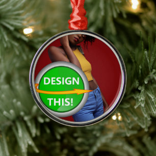 COOL! Ornament - Premium Round Ornament - Custom
