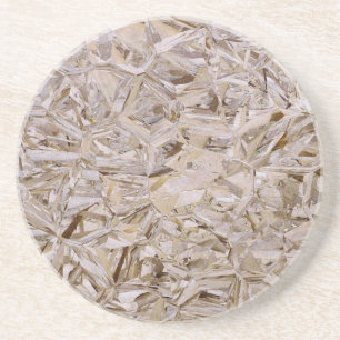 Cool OSB Construction Plywood Texture Print Coaster