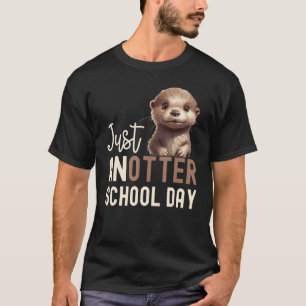 Cool Otter For Boys Girls Men Kids Vintage Sea Ott T-Shirt