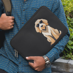 Cool Otterhound with Sunnies Laptop Sleeve