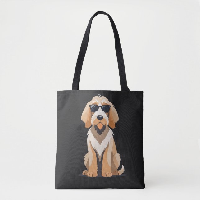 Cool Otterhound with Sunnies Tote Bag (Front)