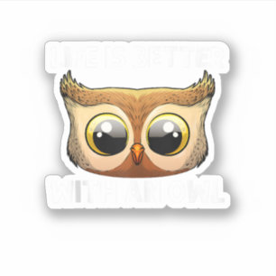 Cool Owl Art For Men Women Nocturnal Bird Animal 
