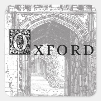 Cool Oxford England Vintage Sticker 
