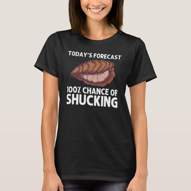 Cool Oyster For Men Women Oyster Shucker Clam Shel T-Shirt (Front)