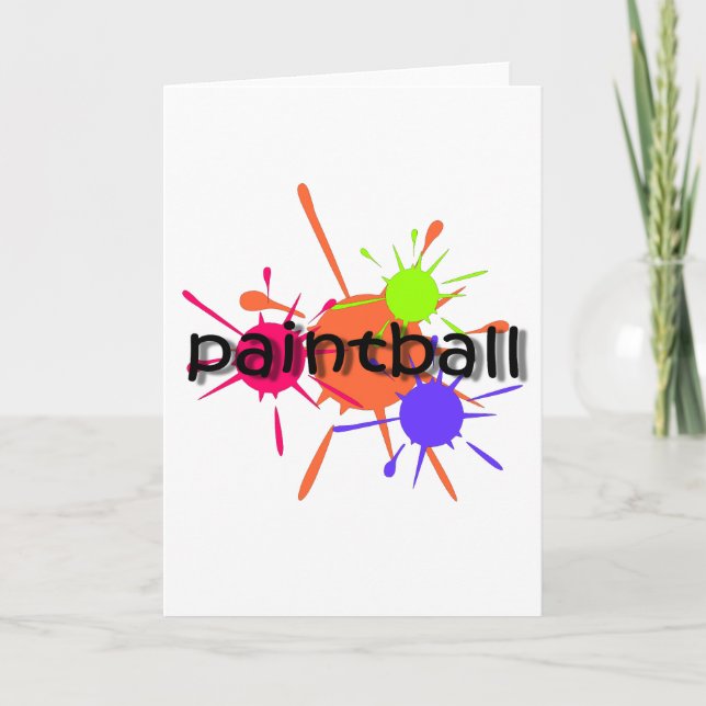 Cool paintball card (Front)