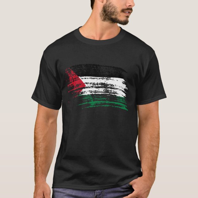 Cool Palestinian flag design T-Shirt (Front)