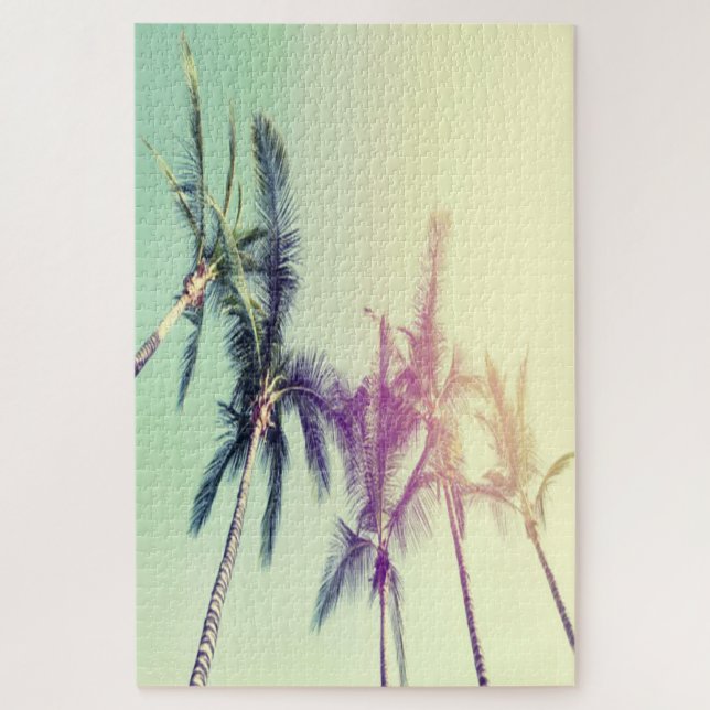 Cool Palms Sky Jigsaw Puzzle (Vertical)