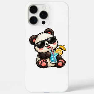 Cool Panda Drink iPhone 16 Pro Max Case