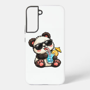 Cool Panda Drink Samsung Galaxy Case