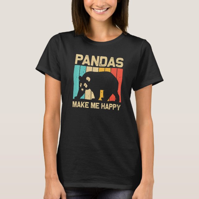 Cool Panda For Men Women Panda Bear Animal  Zookee T-Shirt (Front)