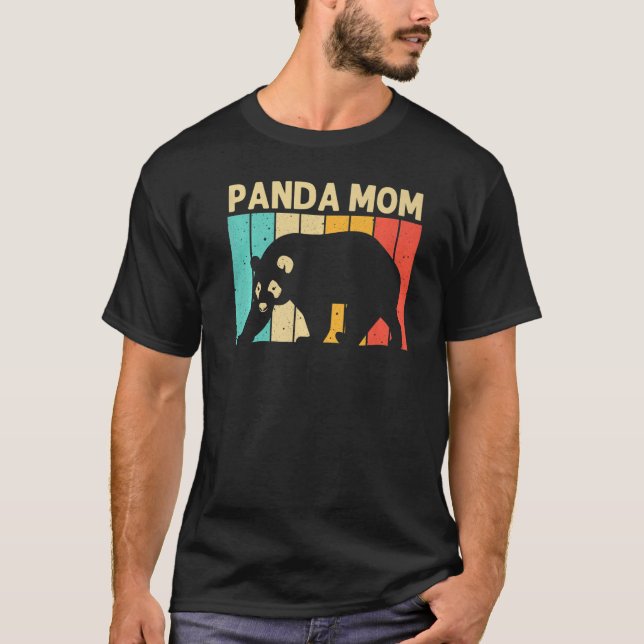 Cool Panda For Mum Mother Panda Bear Animal  Zooke T-Shirt (Front)