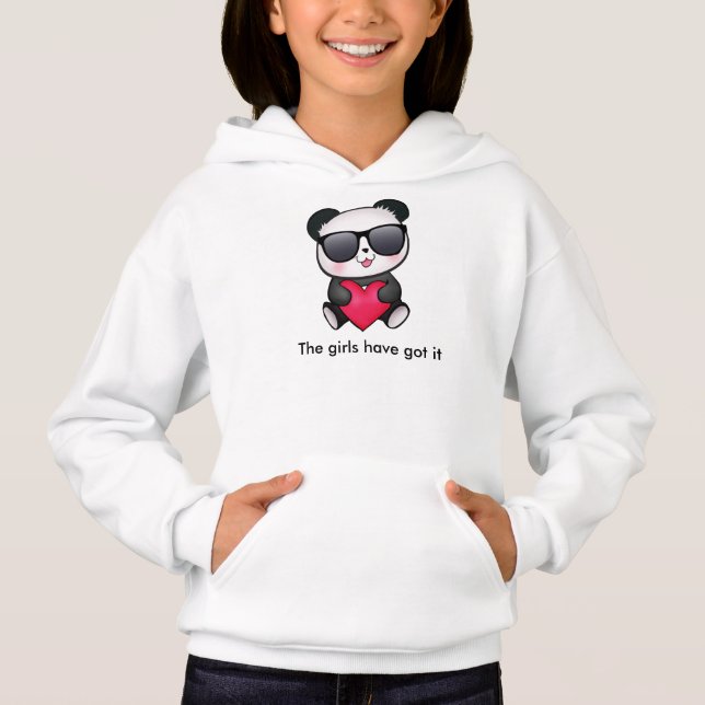 cool panda hoodie (Front)