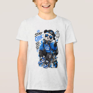 Cool Panda Streetwear Tri-Blend Shirt