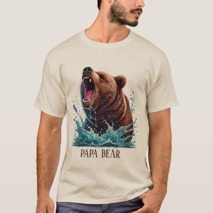 Cool Papa bear customisable T-Shirt