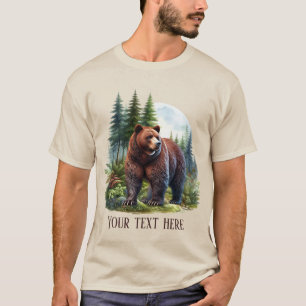 Cool Papa bear customisable  T-Shirt
