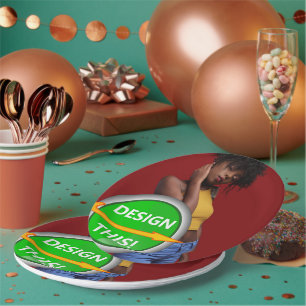 COOL! Paper Plate - 9" Round - Custom