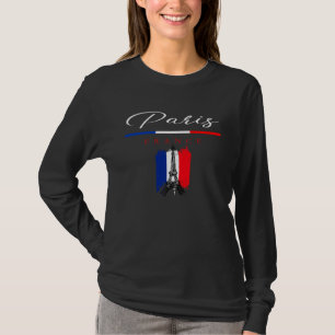 Cool Paris France Paris World Inspired Illustratio T-Shirt