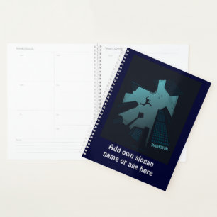 Cool PARKOUR Teen Graphics Building Roof Jumping Planner