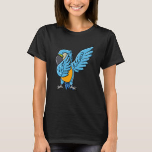 Cool Parrot Dabbing Parrot Tropical Bird 1 T-Shirt