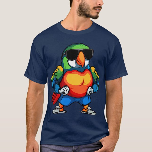 Cool Parrot T-Shirt (Front)