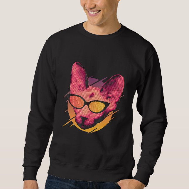 Cool Party Cat Sweatshirt (Front)