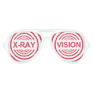Cool party fun x-ray vision… aviator sunglasses