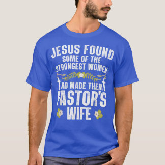 Cool Pastor Wife Art Women Girl Pastor Appreciatio T-Shirt