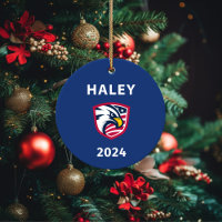Cool Patriotic Nikki Haley 2024 Election Eagle