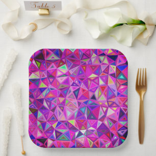 Cool Pattern Paper Plate