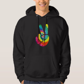Cool Peace Hand Sign Tie Dye Kindness For Boys And Hoodie
