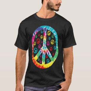 Cool Peace Hand Tie Dye apparel Tie Dye Men Women  T-Shirt