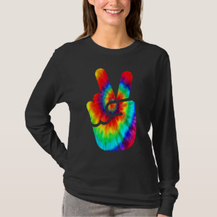 Cool Peace Hand Tie Dye For Boys And Girls T-Shirt
