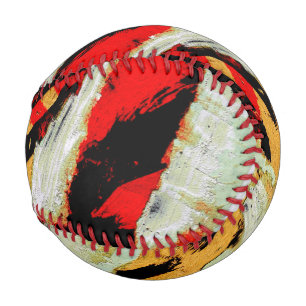 Cool Peeling Painted Paper Baseball