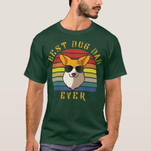 Cool Pembroke Corgi Dog Dad Funny Dog Christmas-20 T-Shirt