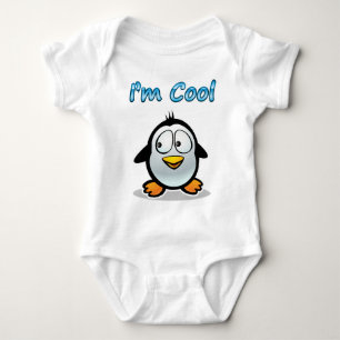 Cool Penguin Baby Bodysuit