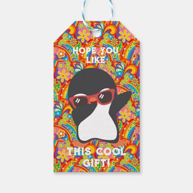 COOL PENGUIN GIFT TAGS (Front)