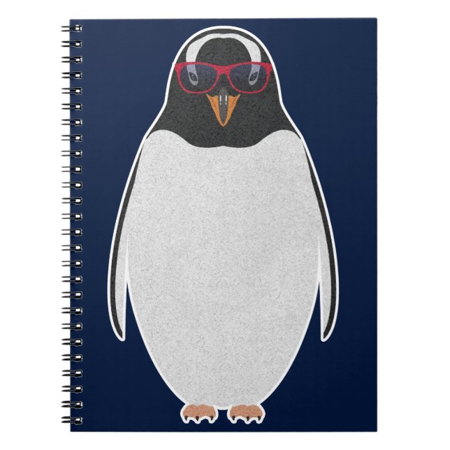 COOL PENGUIN SPIRAL NOTEBOOK (Front)