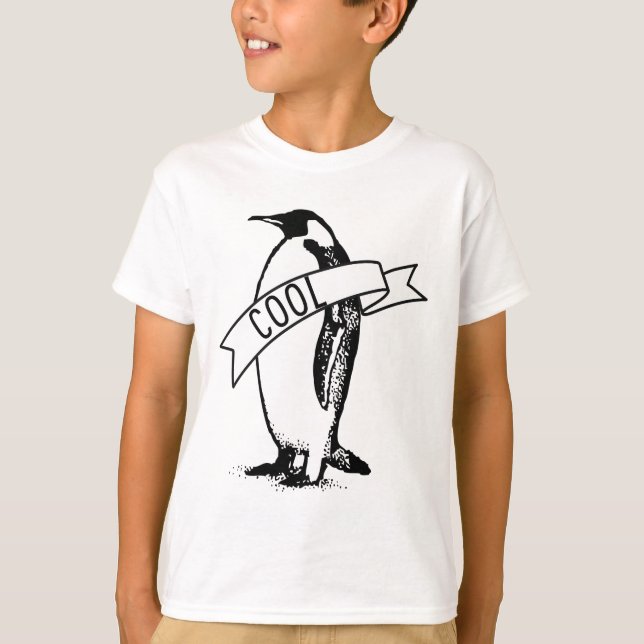cool penguin T-Shirt (Front)