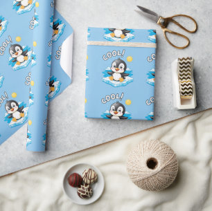 Cool! ,  Penguin Wrapping Paper