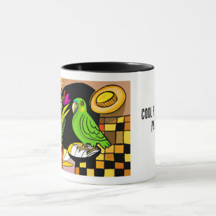 Cool People Have Parrots Mug