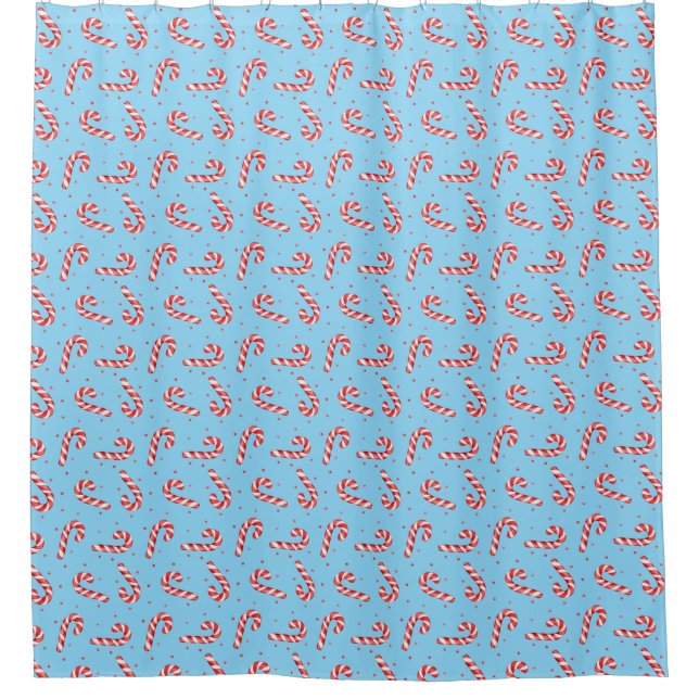 Cool Peppermint Shower Curtain (Front)