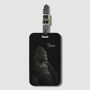 Cool Perfect Great Black Monkey  Luggage Tag