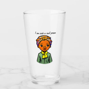Cool person glass